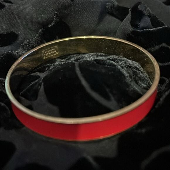 Kate Spade Red and Gold Bangle - Picture 3 of 4